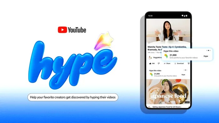 Hype: A new way for small creators on YouTube to stand out