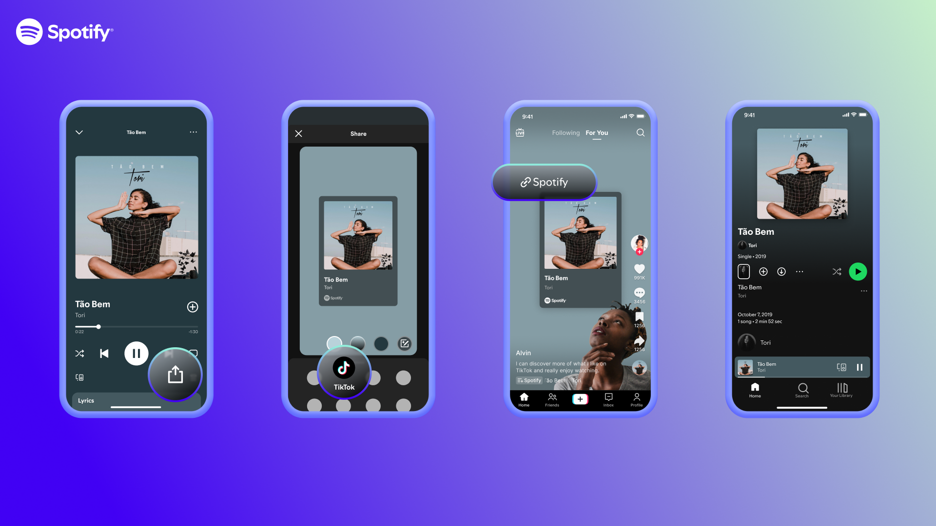 Spotify Makes it Easier to Share Content to TikTok and Instagram