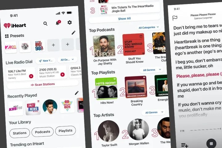 iHeartRadio unveils a new-look mobile app with lots of fresh features