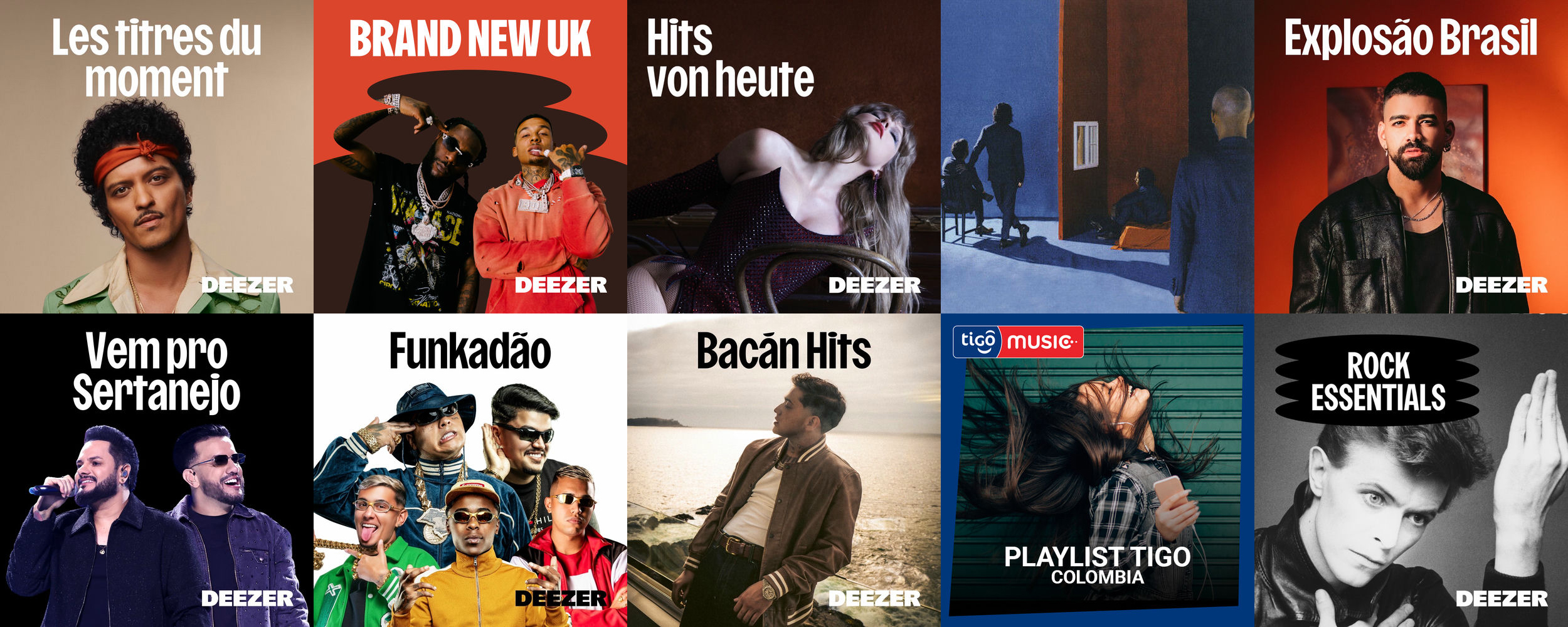 Top 10 followed playlists on Deezer in 2026