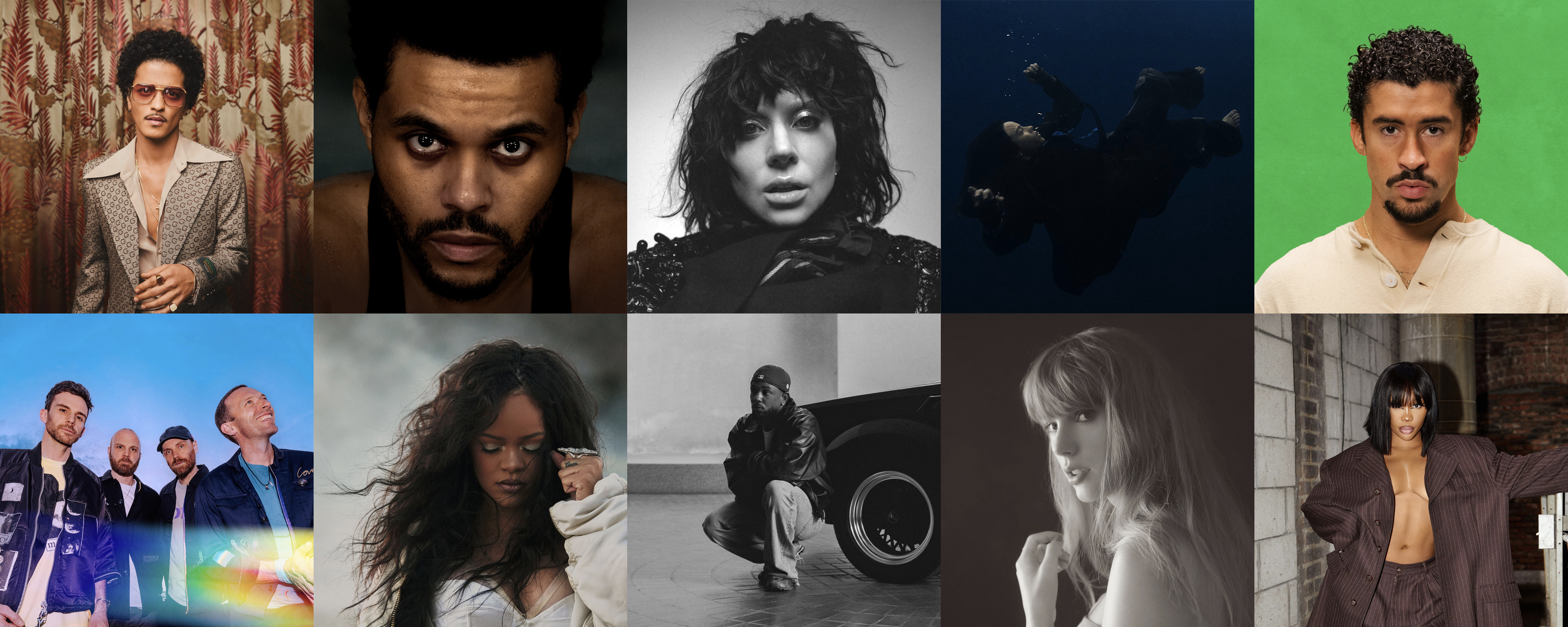 Top 10 most-streamed artists on Spotify – artists with the most monthly listeners in 2025