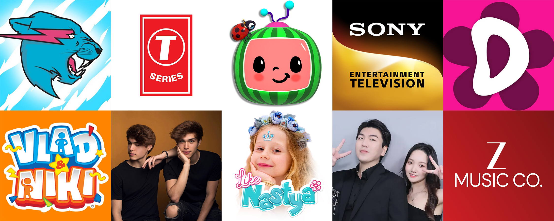 The 10 most popular YouTubers in 2026: top 10 most-subscribed channels