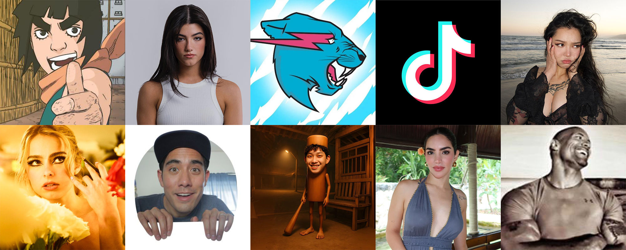 Who are the 10 most popular TikTokers? TikTok creator top list 2026