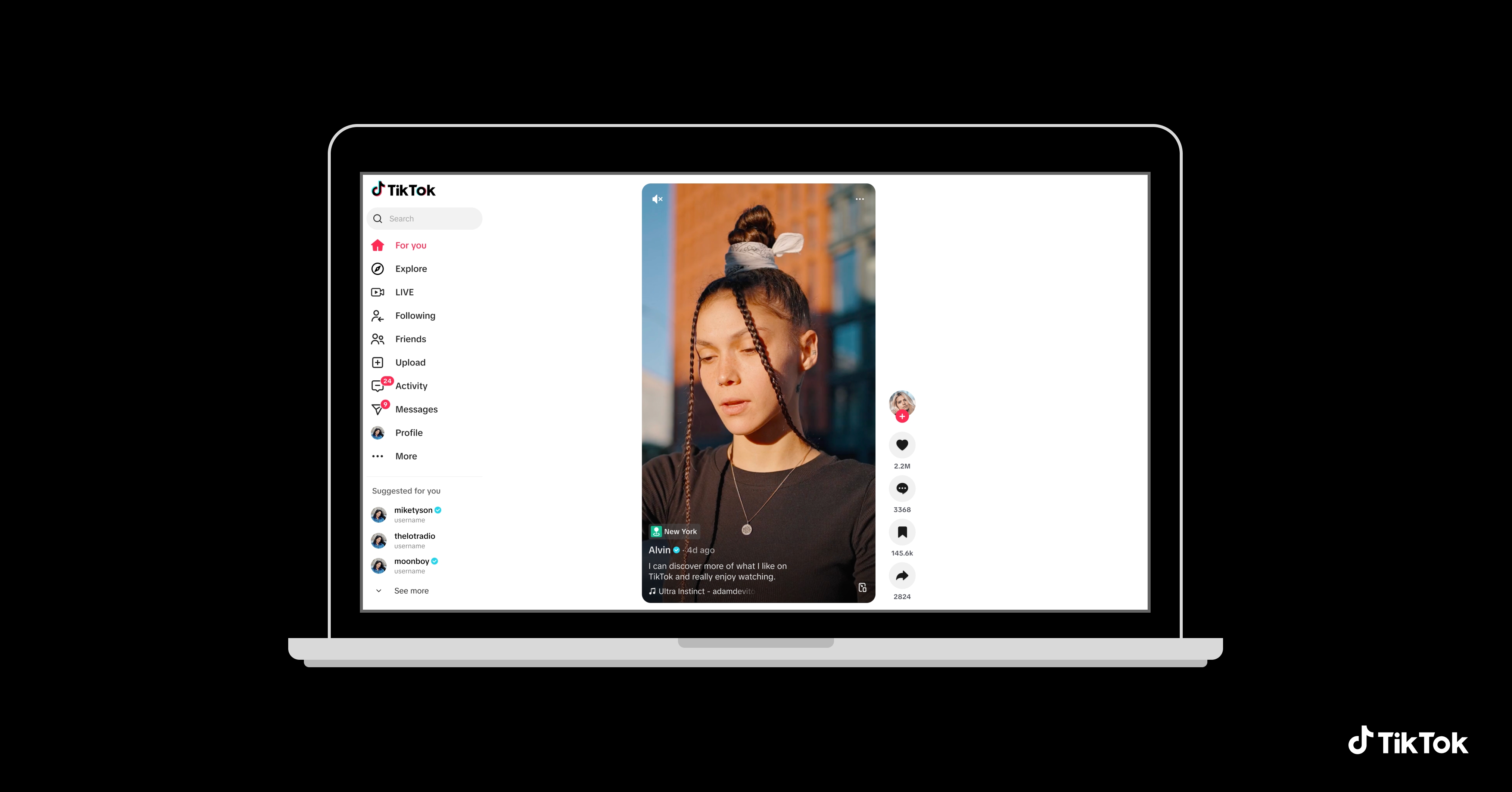 TikTok brings a fresh look to desktop