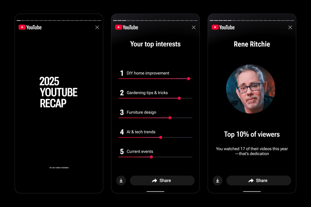 YouTube launch their first ever Wrapped-style feature