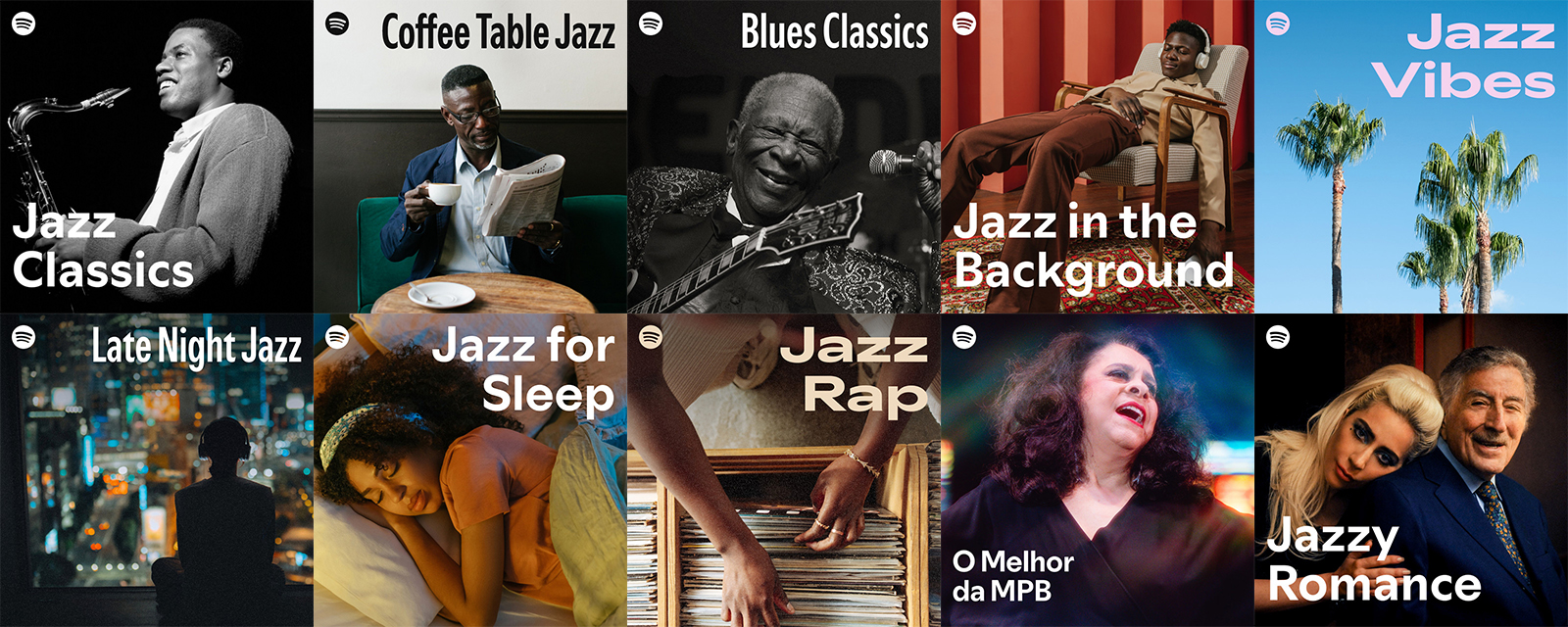 Top 10 most-popular blues & jazz Spotify playlists in 2026