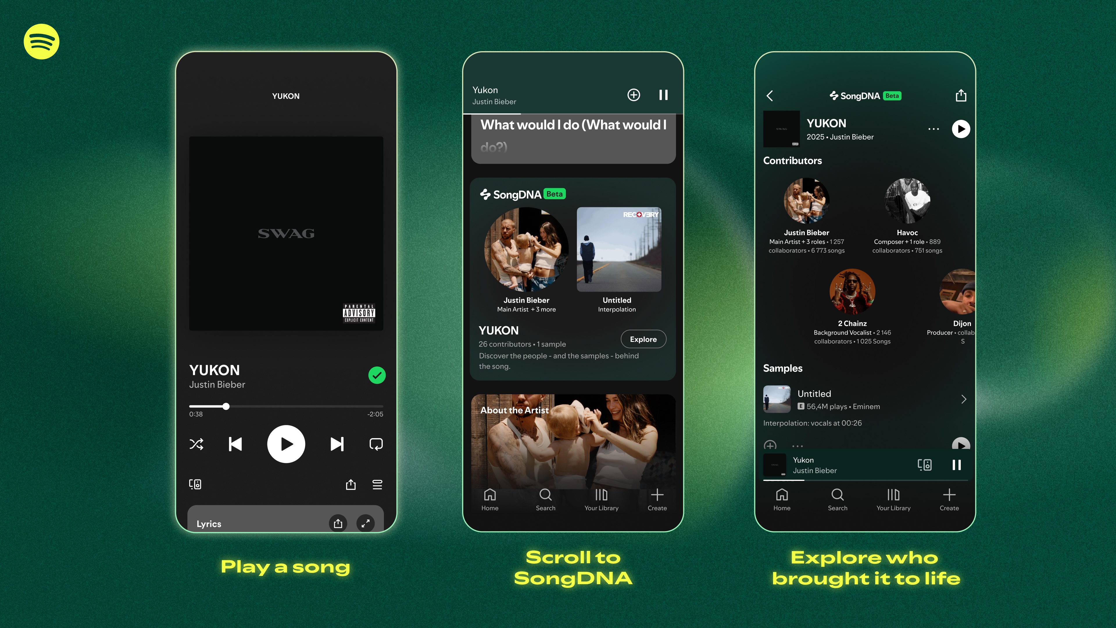 Spotify launches SongDNA in beta, unlocking a new way to discover the people behind the songs you love