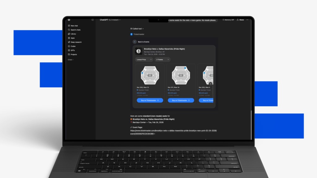 Ticketmaster partners with ChatGPT for AI-powered ticket discovery