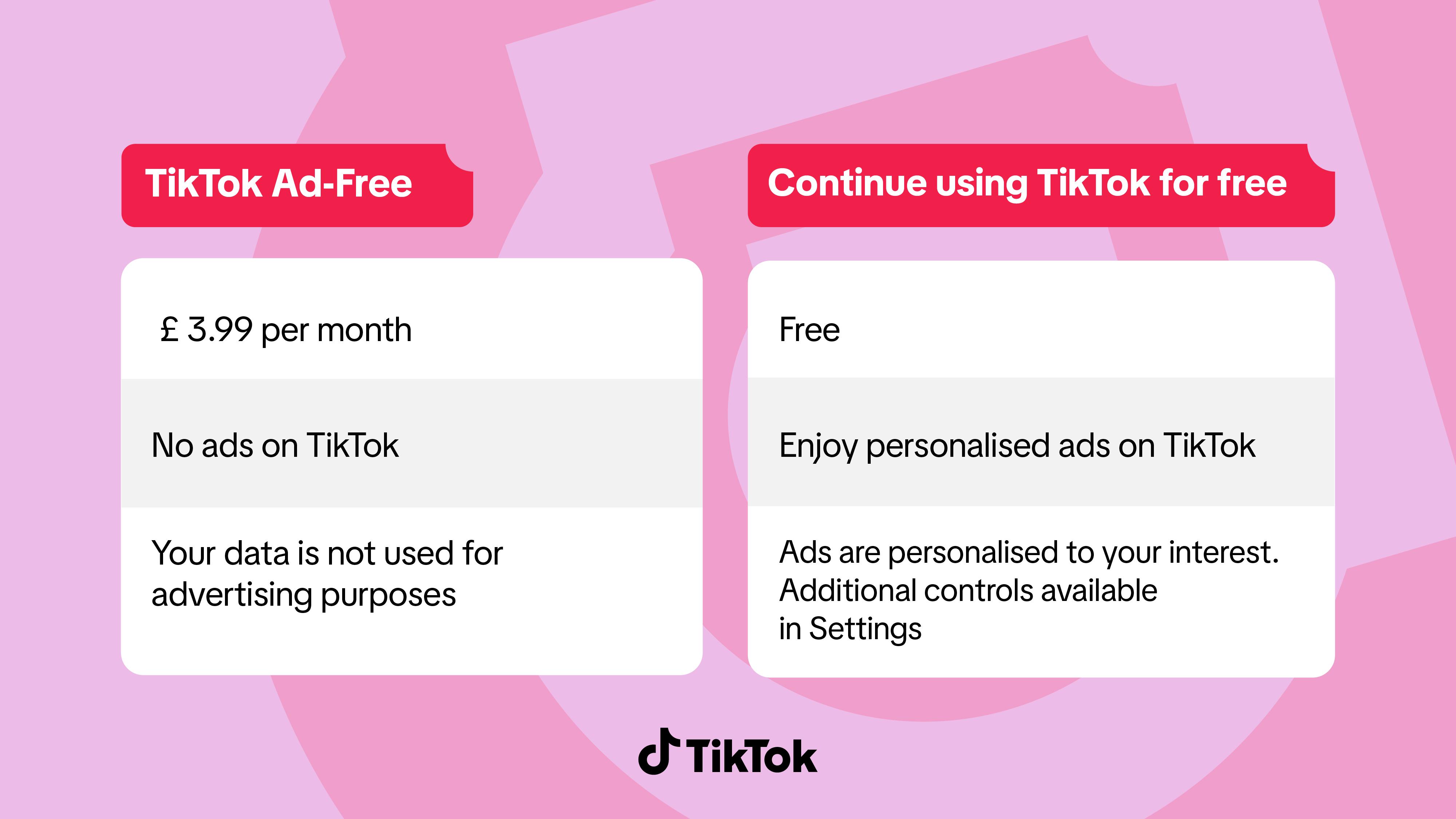 TikTok launches ad-free subscription in the UK