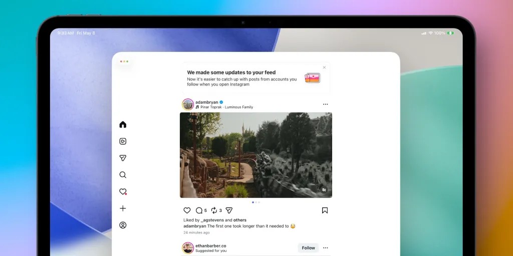 Instagram backtracks on its controversial iPad app design