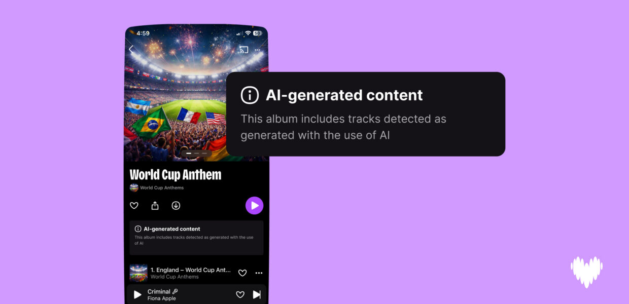 Deezer says most unofficial World Cup 2026 songs are AI-generated