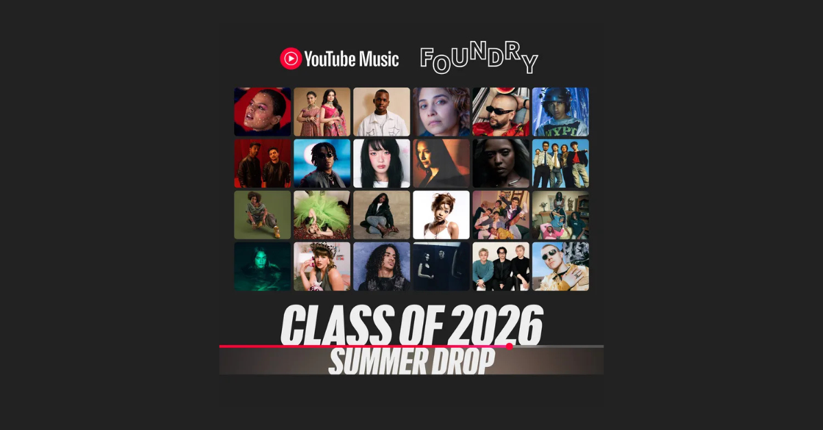 YouTube Music unveils its most global Foundry Class yet for 2026