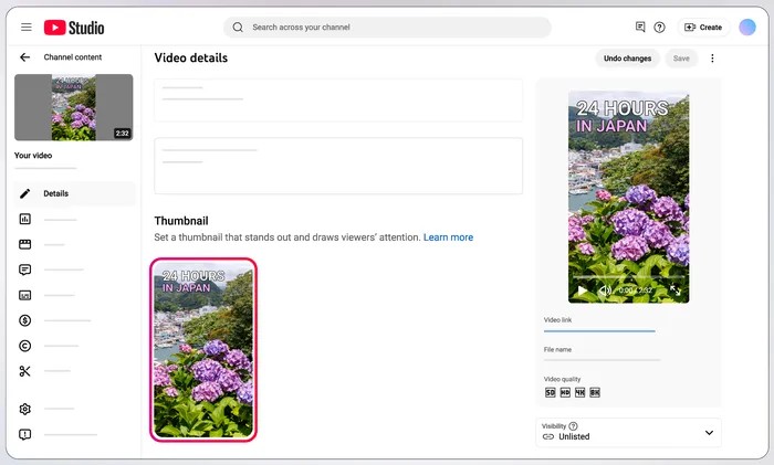 How to add custom thumbnails to YouTube Shorts