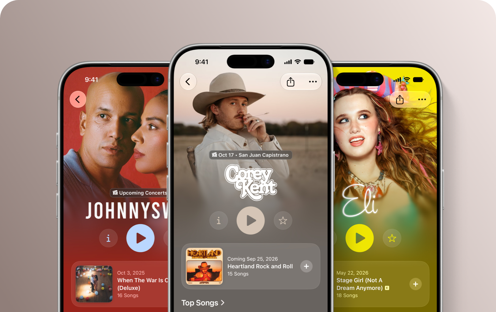 Apple Music now lets artists personalise their artist pages with iOS 27