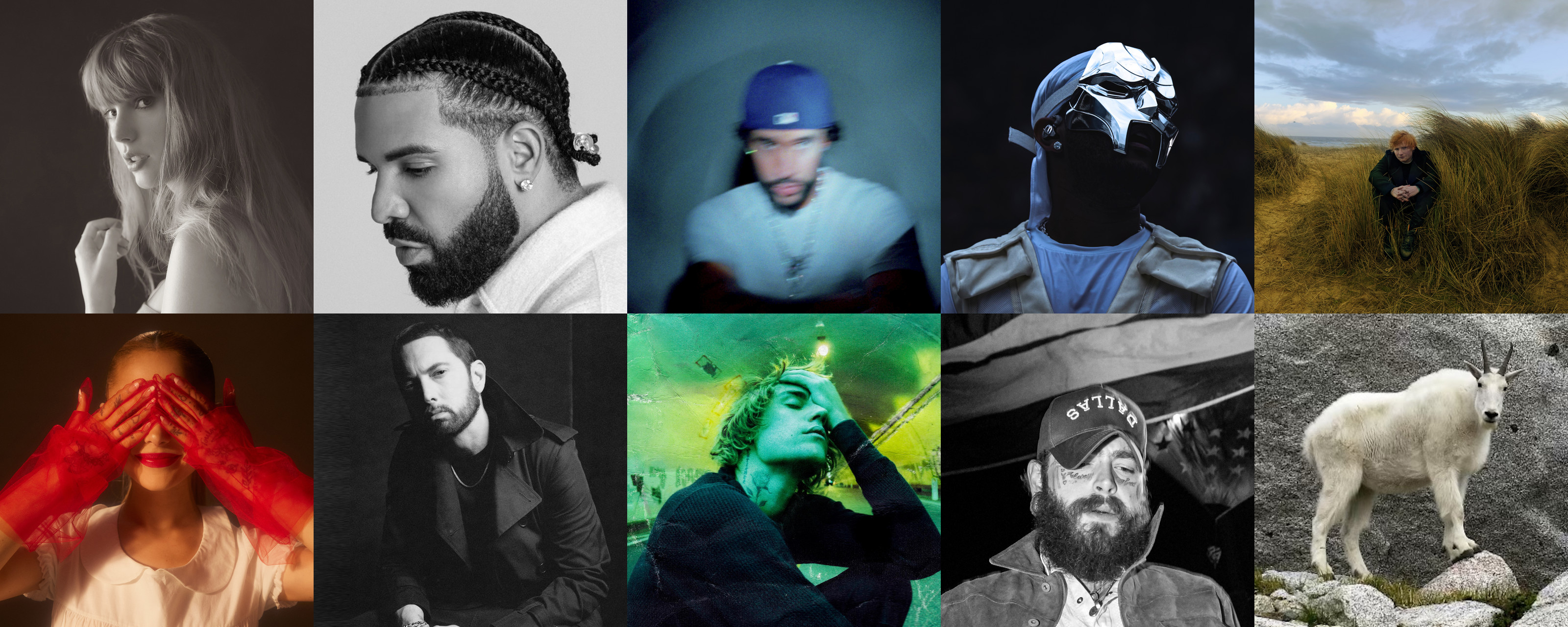 Los 10 artistas más reproducidos de todos los tiempos en Spotify en 2024