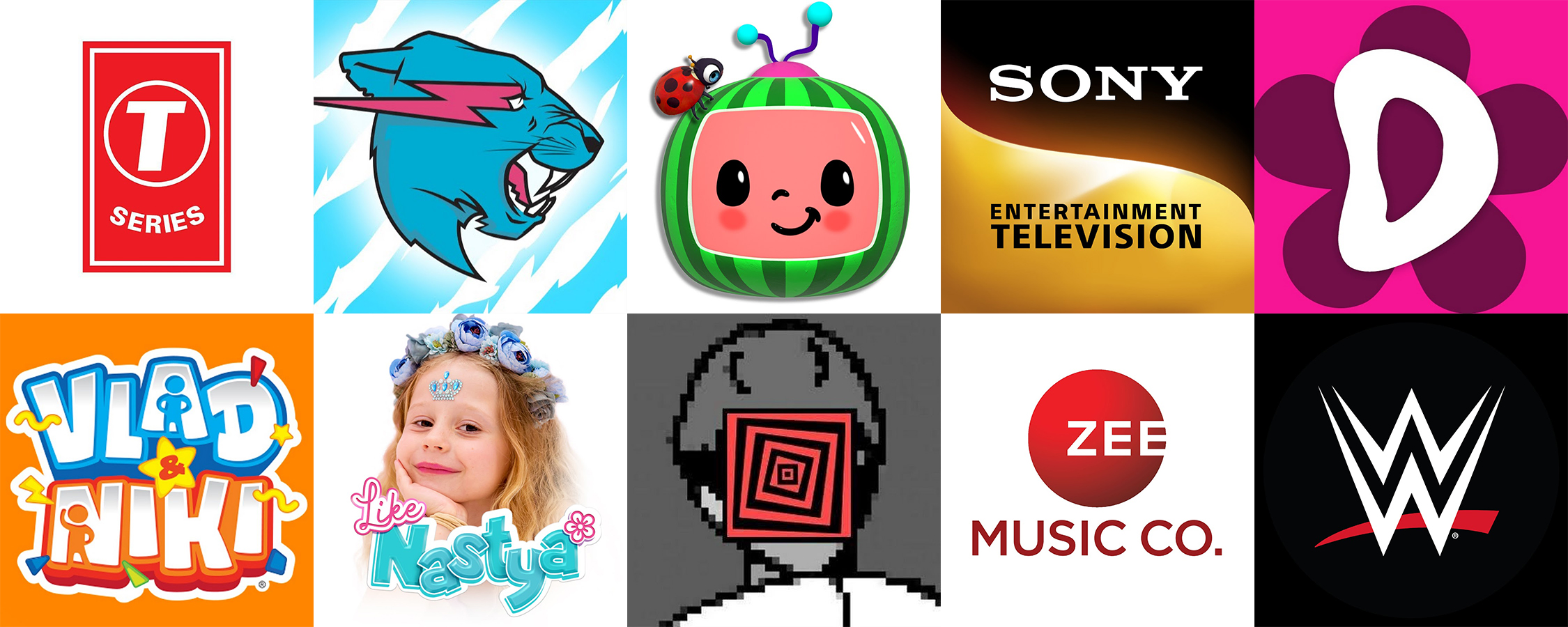 Los 10 YouTubers más populares en 2024: los 10 canales con más suscriptores