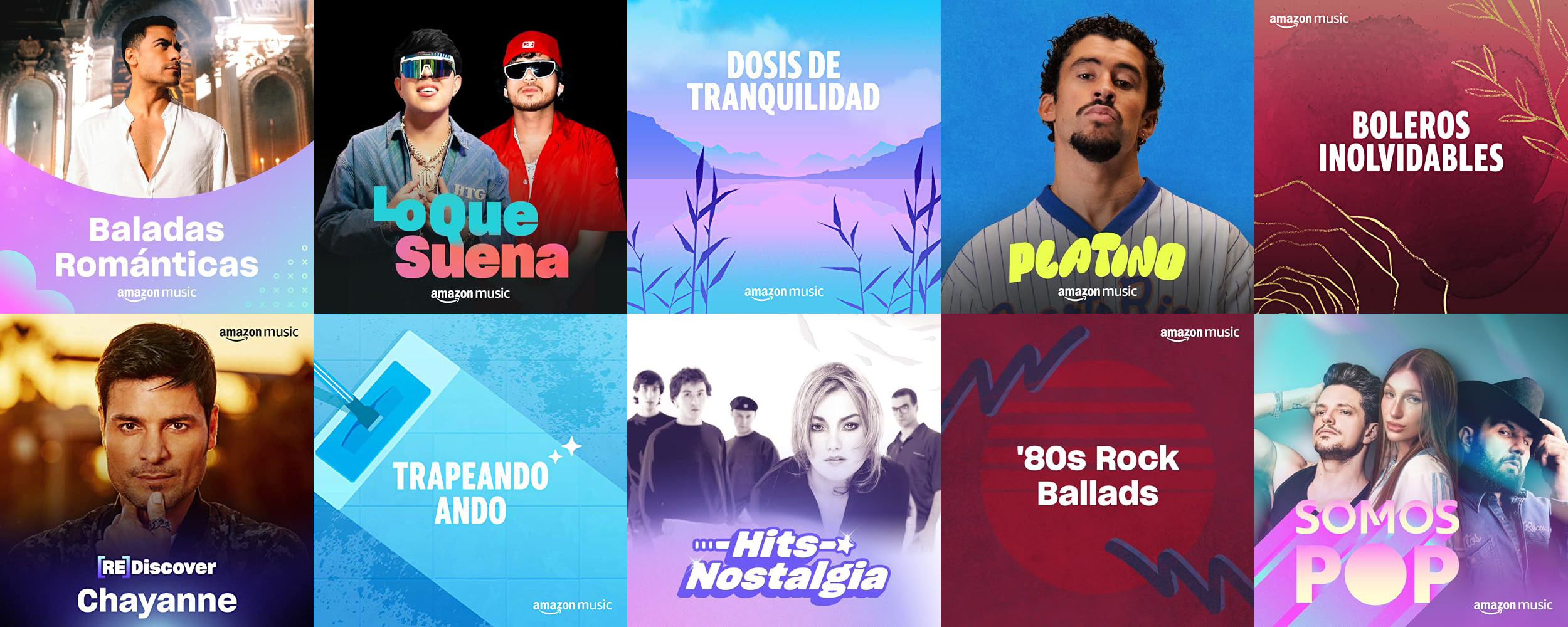 Las 10 listas de reproducción más seguidas en Amazon Music en 2025