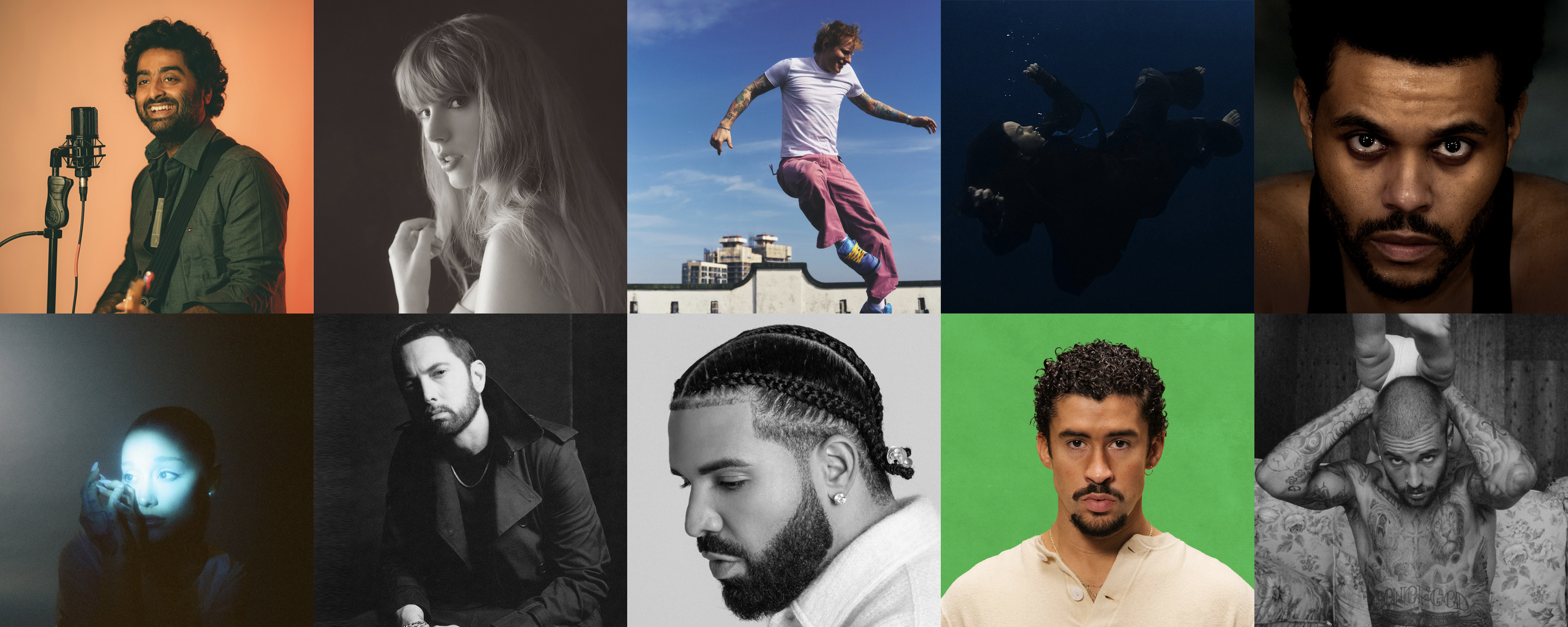 Los 10 artistas más importantes de Spotify en 2025