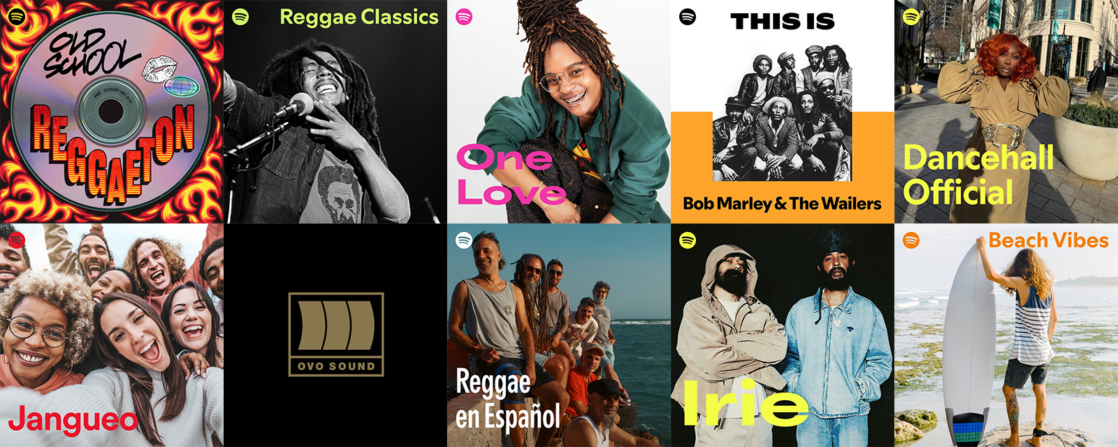 Las 10 listas de Spotify de música reggae más seguidas en 2026