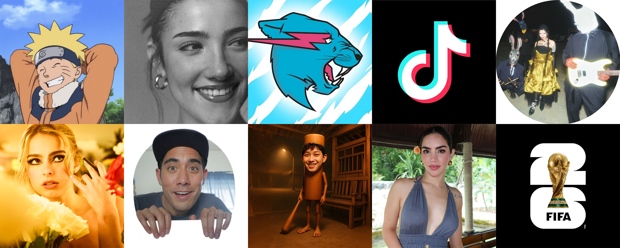¿Quiénes son los 10 TikTokers más populares? TikTok creador top lista 2026