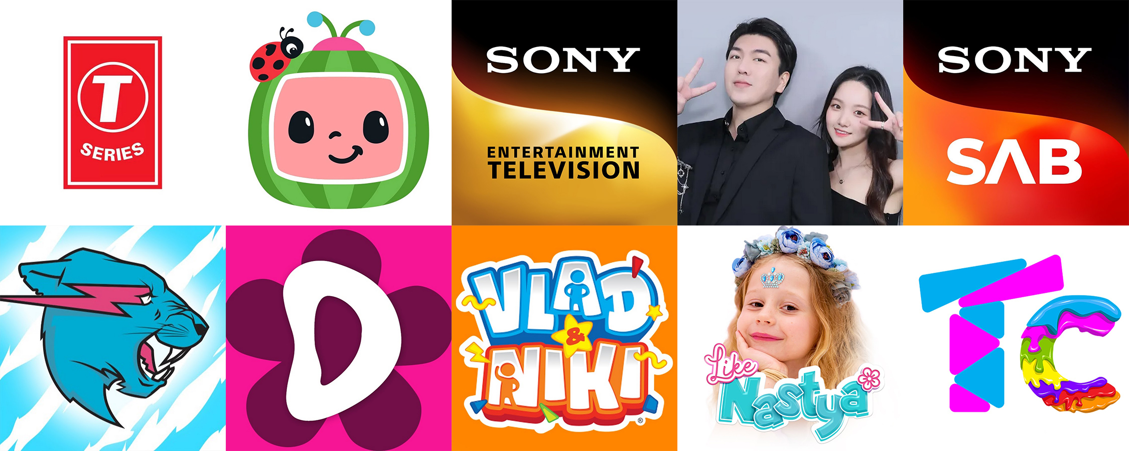 Los 10 canales de YouTube más vistos en 2026