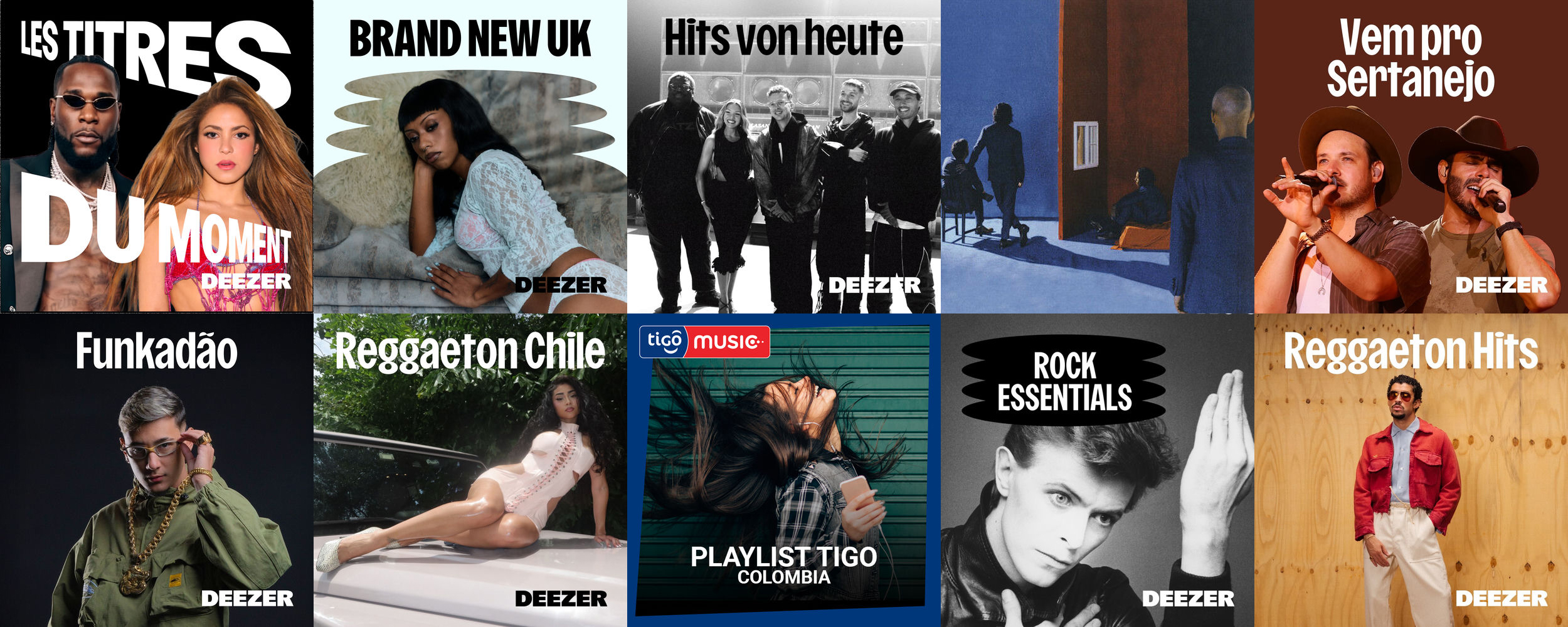 Las 10 listas de reproducción más seguidas en Deezer en 2026