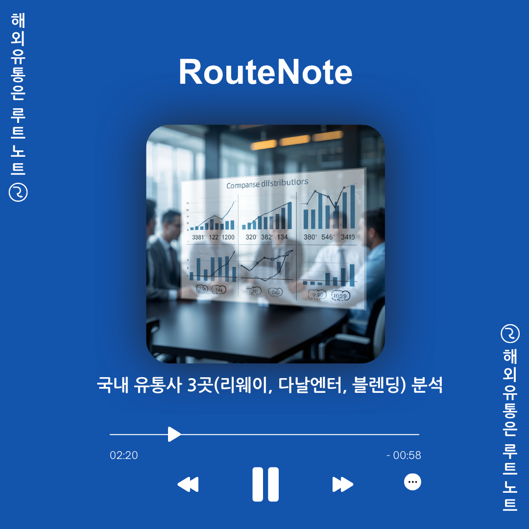 국내 유통사 3곳(리웨이, 다날엔터, 블렌딩) 분석 나에게 맞는 음원 발매처는? 🎵 – 루트노트(RouteNote)