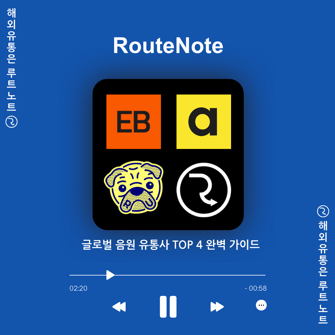 내 음악을 전 세계 플레이리스트에! 글로벌 음원 유통사 TOP 4 완벽 가이드 🎶