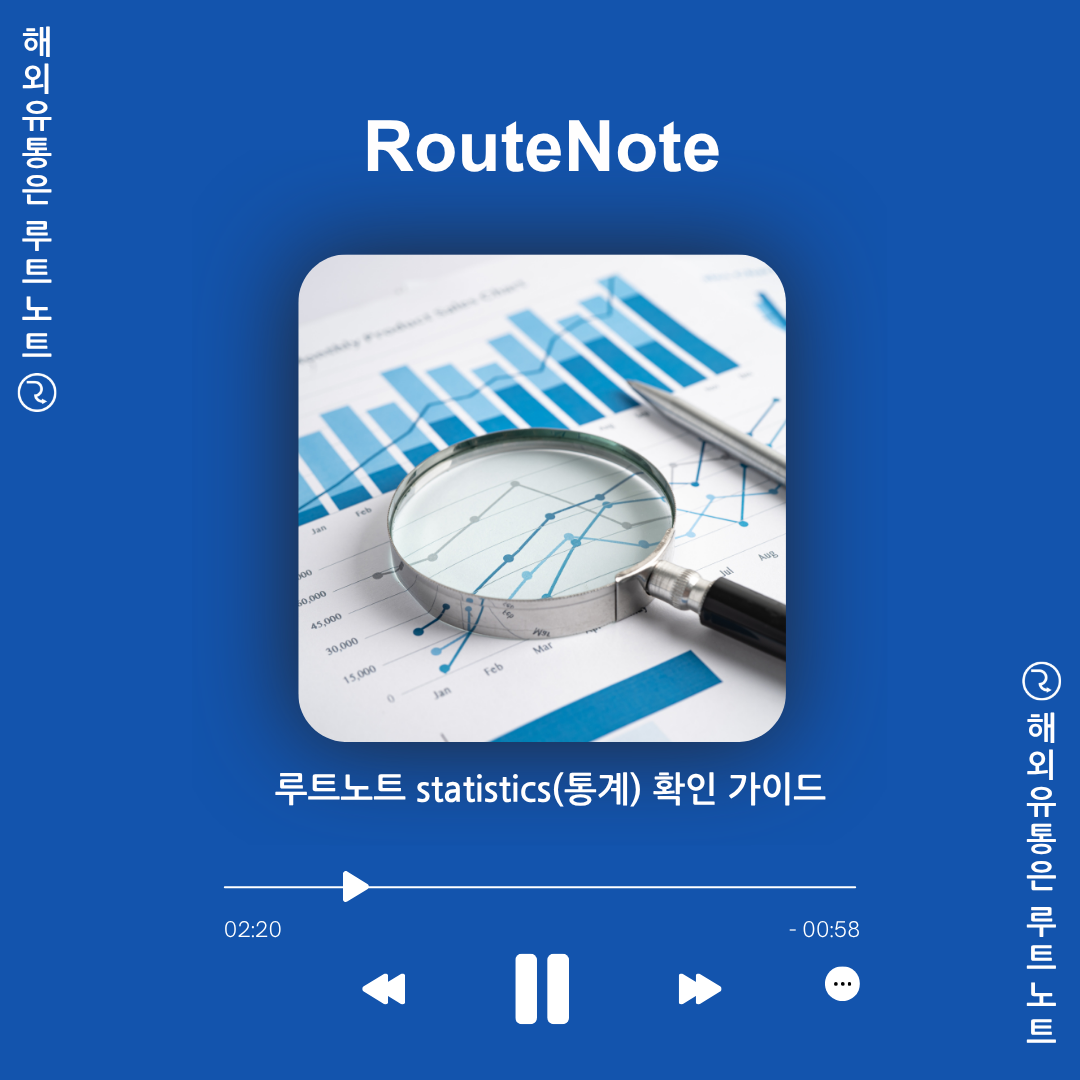 📈 루트노트 statistics(통계) 확인 가이드 ㅣ국내외 플랫폼별 반영 주기 완벽 설명! ✨
