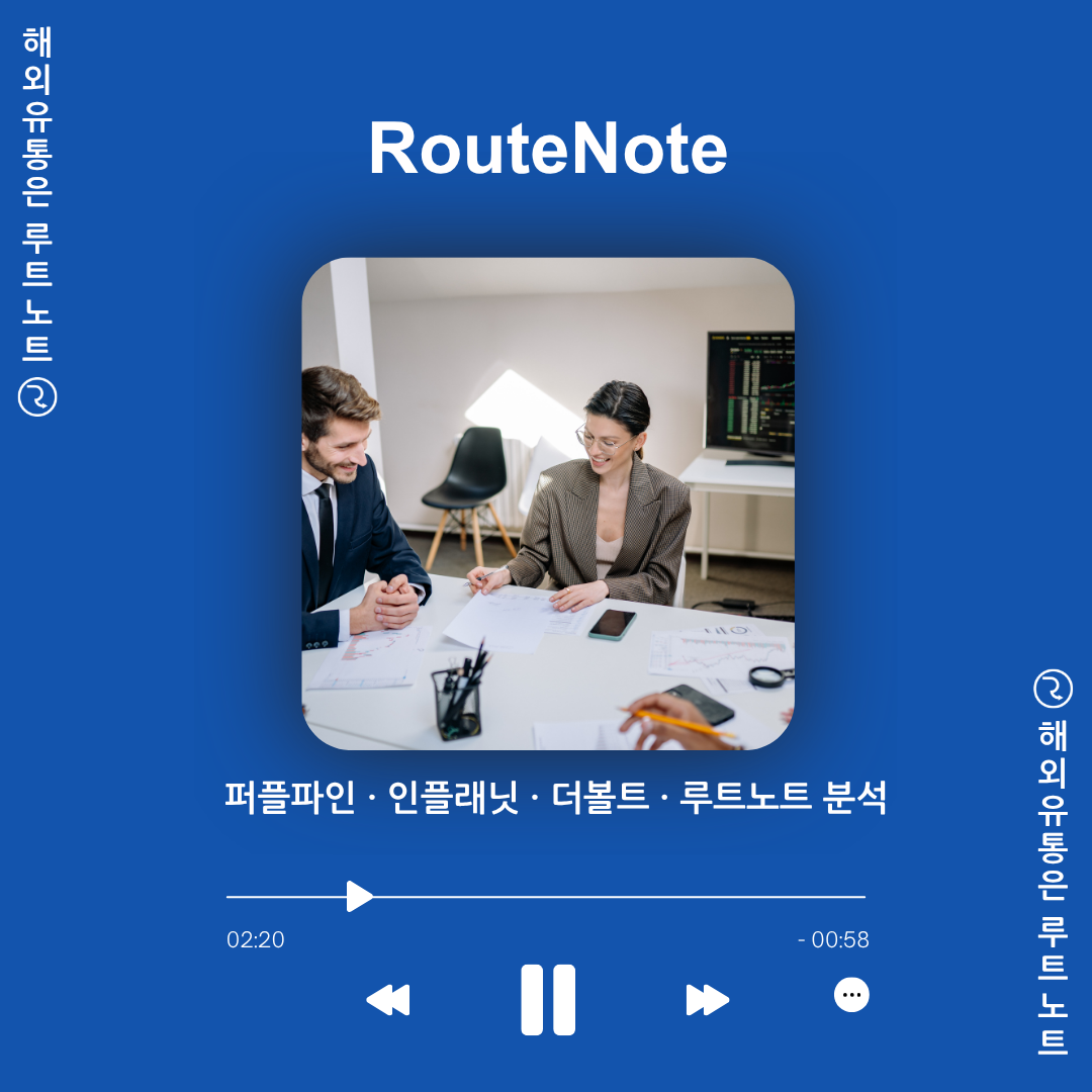 퍼플파인 · 인플래닛 · 더볼트 그리고 루트노트(RouteNote) 강점 파헤치기🎵