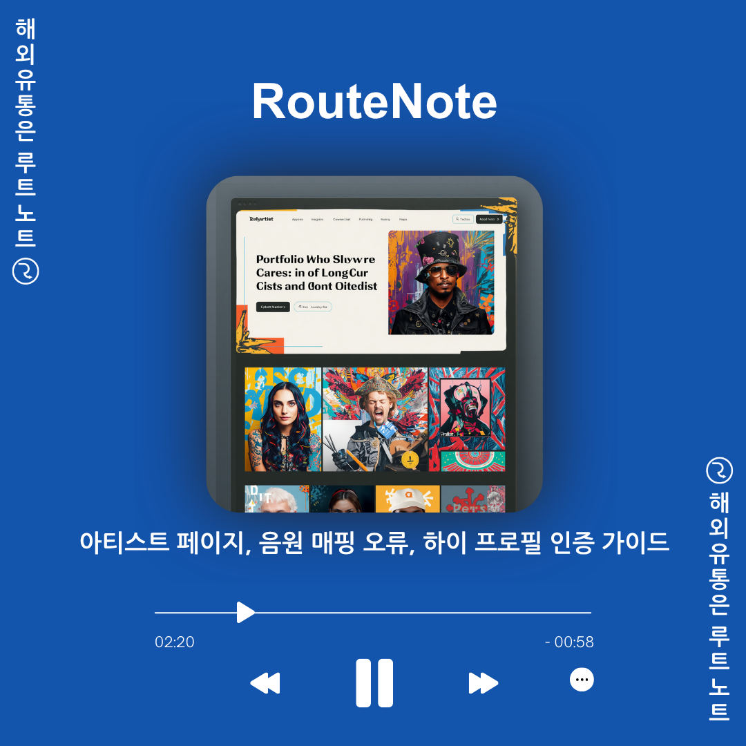 아티스트 페이지 생성부터 음원 매핑 오류 대처 및 하이 프로필 아티스트 증명까지 완벽 가이드 🔓✨
