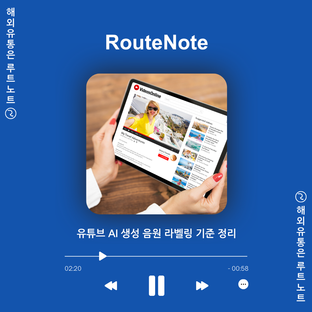 내 음악에 AI 태그가 달릴까? 유튜브 AI 생성 음원 라벨링 기준 총정리 🎵