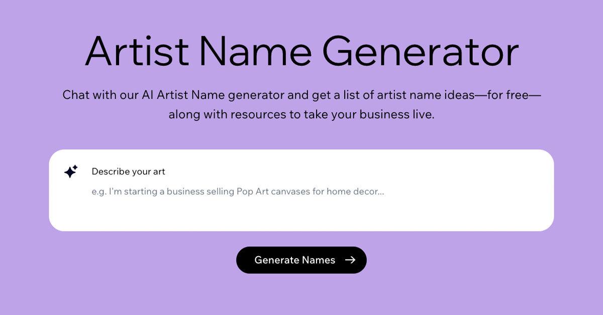 Artist Name Generator: How to Find the Perfect Name for Your Music Career