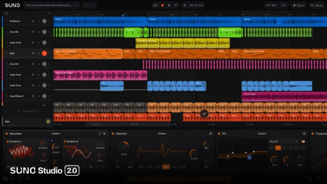 Suno Studio 2.0 Launches With MIDI Support, AI Chat and Advanced Stem Separation