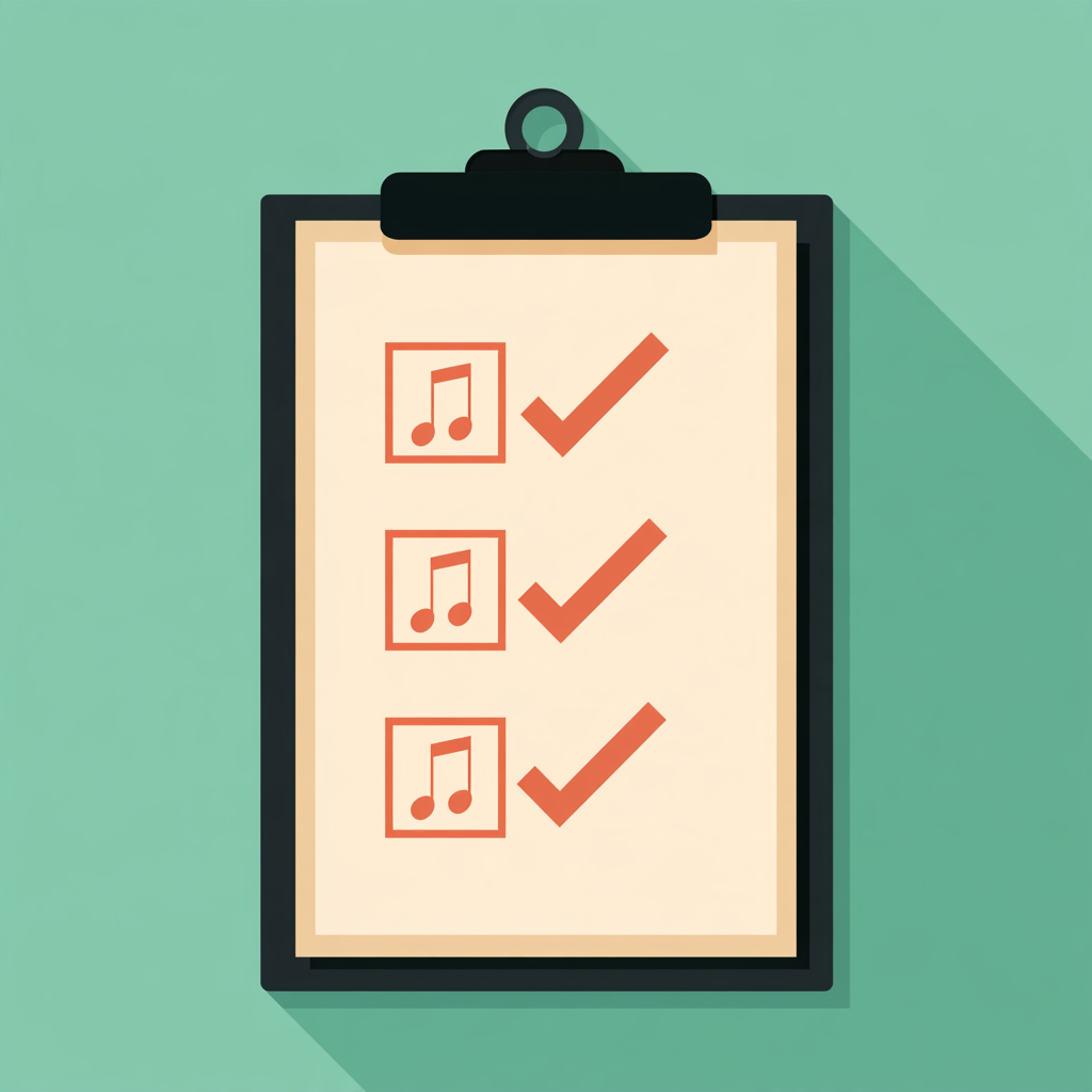 The Music Session Handover Checklist
