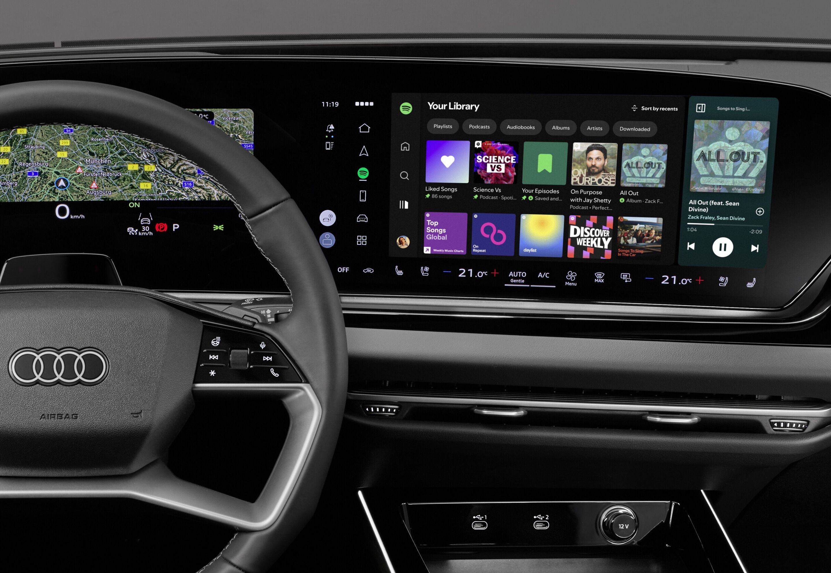 Spotify Launches New Audi App That Works Without a Phone